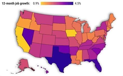 California job growth ranks last in US while Texas, Florida are best